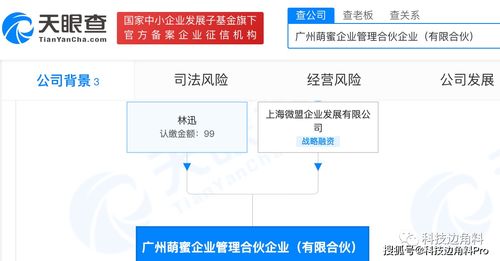 微盟發(fā)起成立廣州萌蜜企業(yè)管理合伙企業(yè)，深化企業(yè)管理咨詢服務新布局